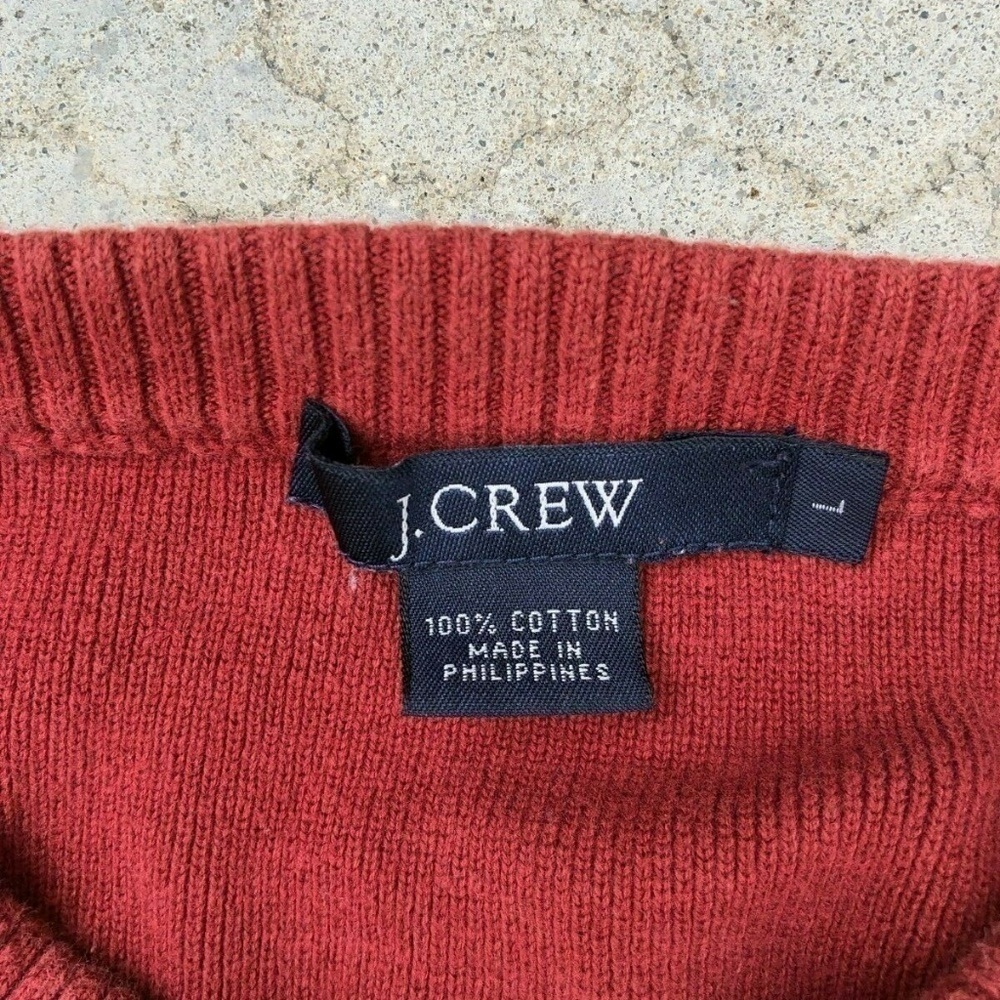 J. Crew Men's VTG 90s Retro Heavy Knit Sweater L - Picture 2 of 3